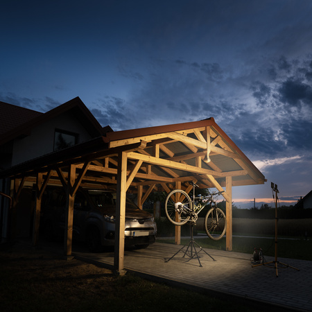 LED reflektor 2x30W Pracovný LED statív 4000K