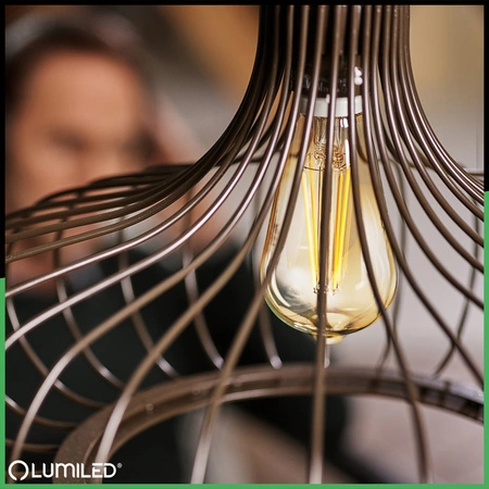 LED žiarovka E27 Edison ST64 4W = 35W 440lm 2000K teplá biela 360° FILAMENT LUMILED