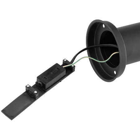 Záhradný stojaci vonkajší stĺp E27 čierny IP44 Manila 65 cm Masterled