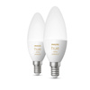 2x LED žiarovka E14 sviečka B39 5,2W = 40W 470lm 2200-6500K CCT SMART Smart Bluetooth ZigBee White Ambiance Philips HUE