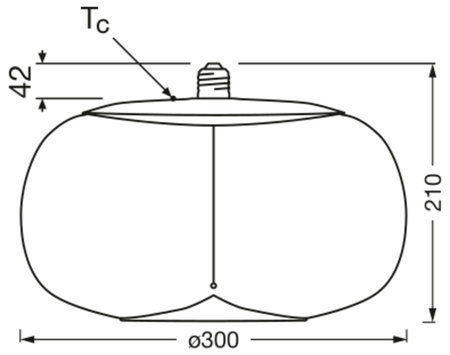 Dekoratívna LED žiarovka E27 2,5W = 12W 120lm 2700K teplá biela 320° Amber Filament Vintage 1906 Osram