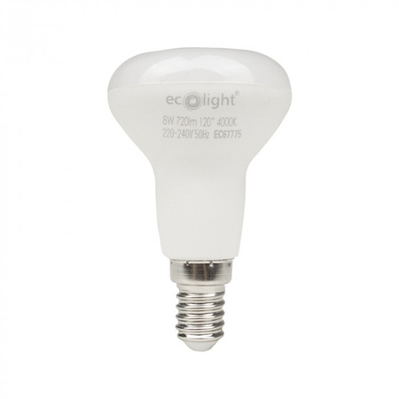 LED žiarovka reflektor R50 E14 8W 720lm 4000K neutrálna biela Ecolight