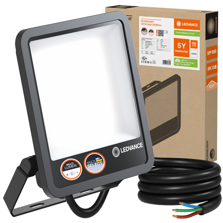 LED reflektor Vonkajšie reflektory 167W 25000lm 4000K IP66 Čierne reflektory Ledvance