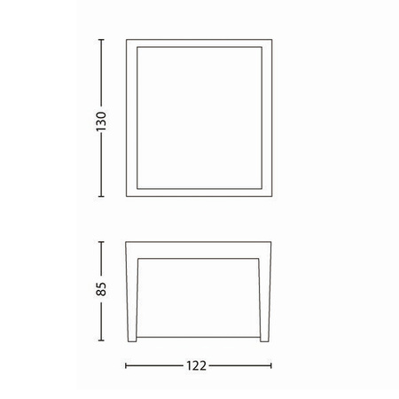 Záhradné nástenné svietidlo Vonkajšia fasádna LED lampa 3W 270lm 2700K IP44 Black Macaw Philips