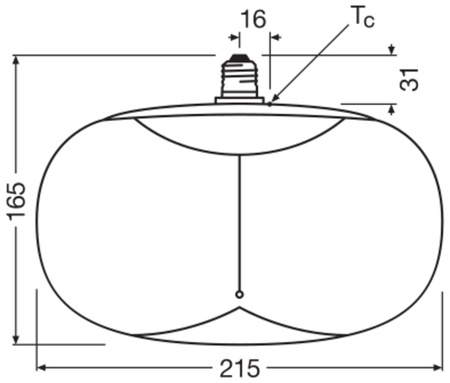 Dekoratívna LED žiarovka E27 4W = 12W 120lm 1800K teplá biela 320° Amber Filament Dimmable Vintage 1906 Osram