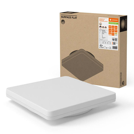 LED panel Stropné svetlo 46010W 2660lm 3000K - 4000K CCT Povrchová montáž Biela 33x33cm Povrch Ledvance