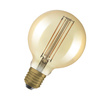 Dekoratívna LED žiarovka G95 Sphere E27 8,8W = 60W 806lm 2200K teplá biela 320° Filament Dimmable Vintage 1906 Osram