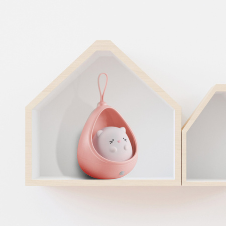 Dekoratívna LED dobíjacia lampa 0,5W 3000K, teplá biela Pink Kitty Sanico Goldlux