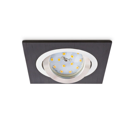 Zápustná montáž GU10 Halogénová zapustená bodová sieťka Black Square Kobi