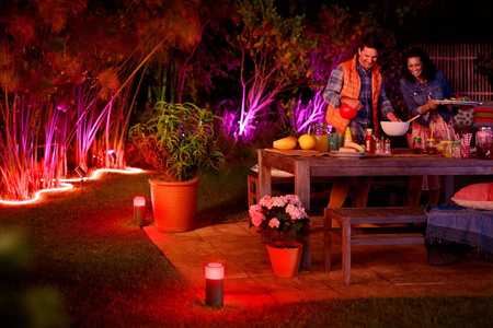 Vonkajší LED pás NEON 5 m 37,5 W 1490 lm IP67 Biela a farebná atmosféra RGB + TW White Smart SMART Zigbee Bluetooth Vonkajší pás Philips HUE