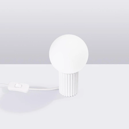 Stolná stolová lampa G9 Round White Modern Matte Halo Sollux