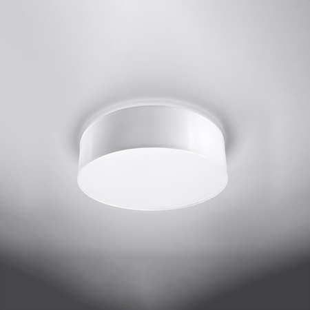 Stropné svietidlo Plafond 2x E27 Round White Minimalist Arena Sollux