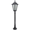 Záhradná lampa Vonkajšia stĺpová lampa E27 Retro Maxi K 5002/2 BD 45 120cm čierna Su-Ma