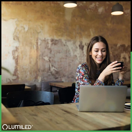 LED žiarovka E14 Žiarovka 8W = 60W 880lm 6500K studená biela CCD 180° White LUMILED