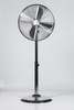Podlahový ventilátor Stojanový ventilátor Cirkulácia vzduchu 50W Chróm