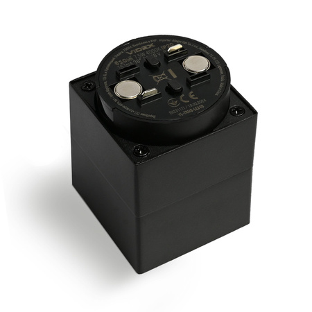 Magnetické koľajnicové svetlo LED 7,5 W 610 lm 4000K neutrálna biela CRI90 36° čierna VIDEX