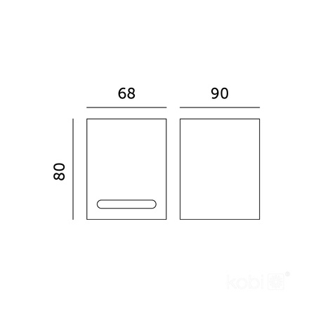 Záhradné vonkajšie nástenné svietidlo GU10 IP54 Black Querk Kobi
