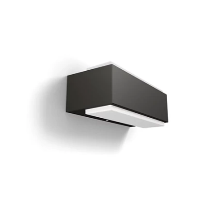 Záhradné nástenné svietidlo Vonkajšia fasádna LED lampa 9W 1000lm 4000K IP44 Anthracite Stratosphere Philips