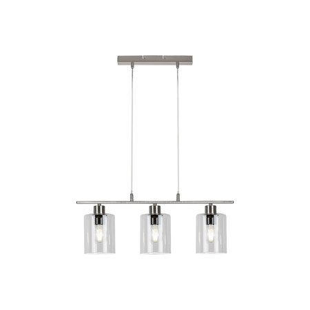 Závesné stropné svietidlo 3x E27 chróm Moderné Miroslaw Rabalux