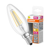 LED žiarovka B35 sviečka E14 3,4W = 40W 470lm 2700K teplá biela CRI90 300° Filament Dimmable SUPERSTAR PLUS CLASSIC Osram