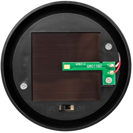 LED solárne záhradné svietidlo 6500K IP44 25cm poháňané nadzemnou bielou guľou ATRIS LUMILED