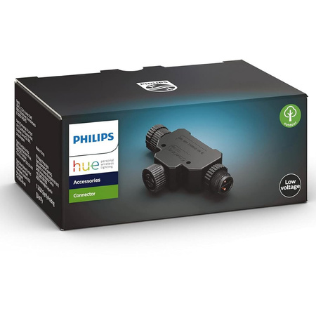 Vonkajší konektor typu T IP67 čierny Vonkajšie nízkonapäťové príslušenstvo Philips HUE