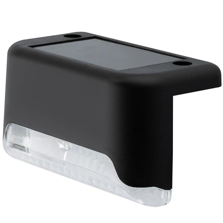 4x STICO 4000K Solárne LED schodisko Vonkajšie schodisko Vodotesná lampa LUMILED