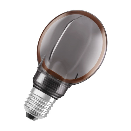 Dekoratívna LED žiarovka G80 E27 4W = 12W 110lm 1800K teplá biela 330° dymové vlákno stmievateľné Vintage 1906 Osram