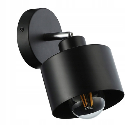 Spot E27 Pohyblivá čierna nástenná lampa Elza Masterled Reflektor Nástenná lampa