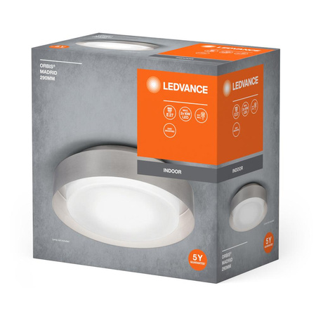 Stropné svietidlo Plafond E27 Nikel 29cm Orbis Ledvance