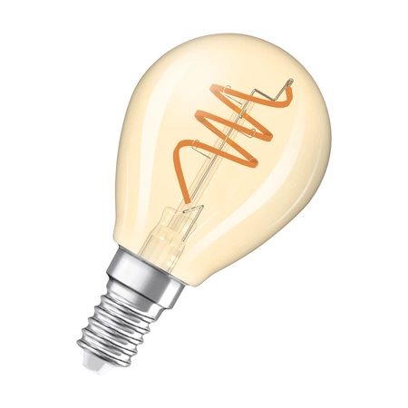 Dekoratívna LED žiarovka P46 guľka E14 4,9W = 40W 470lm 2200K teplá biela CRI90 300° Vintage 1906 Osram