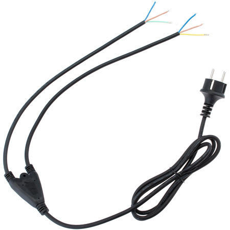 Napájací kábel 2m 3x0,75 pre pracovné svetlo LUMILED