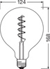 Dekoratívna LED žiarovka G125 Sphere E27 4W = 28W 300lm 2000K teplá biela 300° Dimmable Vintage 1906 Osram