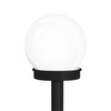 LED záhradná lampa na solárny pohon WHITE BALL 10cm