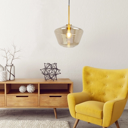 Stropné závesné svietidlo E27 Gold Grea-m Sanico Goldlux