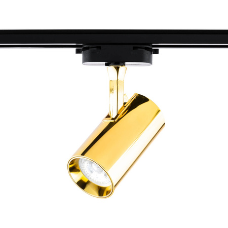 GU10 GOLD reflektor na prípojnice pre jednofázové prípojnice Nastaviteľné svietidlo na prípojnice SPOT lampa