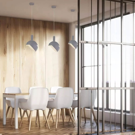 Závesné svietidlo Svietidlo E14 Pohyblivé tienidlo sivé VT-7100 V-TAC