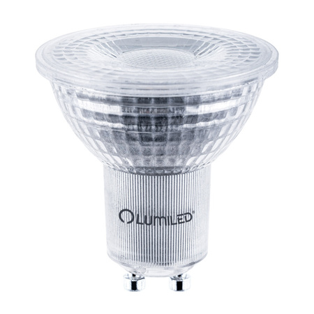 10x LED GU10 reflektor PAR16 8W = 80W 650lm 3000K teplý 36° stmívatelný LUMILED