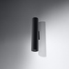 Nástenné svietidlo Nástenné svietidlo 2x GU10 Tubular Black Modern Lagos Sollux