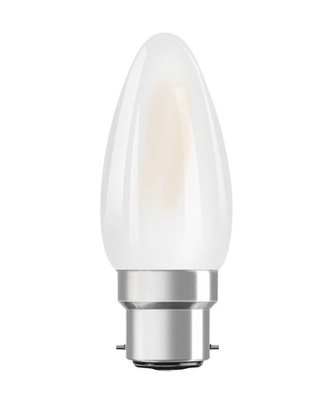 LED žiarovka B35 sviečka B22d 4W = 40W 470lm 4000K neutrálna biela 300° Retrofit Filament CLASSIC Osram