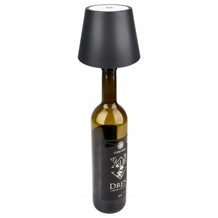 Stolná LED lampa na stôl Nočná zátka na fľašu vína 3W 200lm 3000-4000-5000K CCT antracit IP44 Masterled