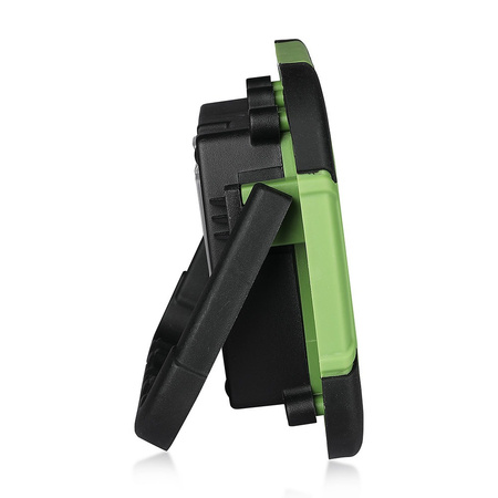 LED reflektor 10W 700lm 6400K IP44 zelený + čierny dobíjateľný USB Samsung Chip VT-10-R V-TAC