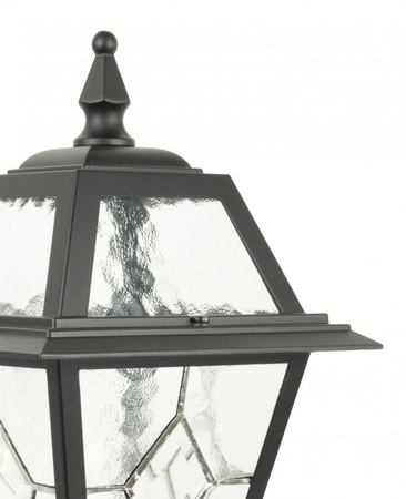 Záhradná lampa Vonkajšia stĺpová lampa E27 Vitráž K 5002/2 N 110cm čierna Su-Ma