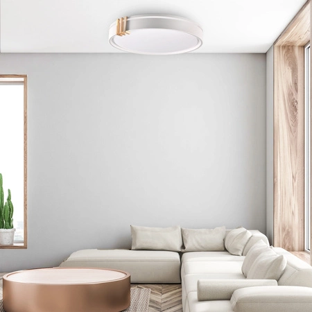 Stropné svietidlo LED Plafond 72W 8000lm CCT 120° biela sivá IP44 Pilot stmievateľné Arletta Sanico Goldlux