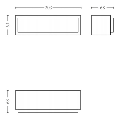 Záhradné nástenné svietidlo Vonkajšie fasádne svietidlo LED 4,5 W 500 lm 4000 K IP44 antracit Stratosphere Philips
