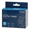 Časovač zapnutia/vypnutia LCD 16 programov 2 moduly DIN ORNO