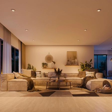 3x LED GU10 zapustená zapustená montáž hliníková guľatá biela Peridot Philips