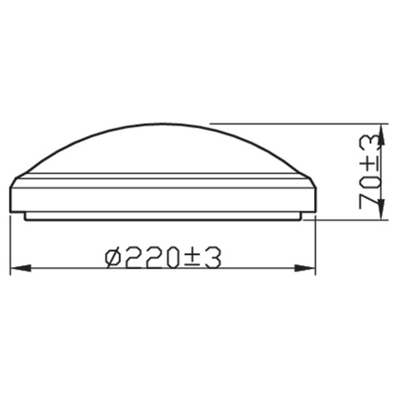 Záhradný plafón LED 6W 640lm 4000K IP54 Vodotesná biela Doris Philips
