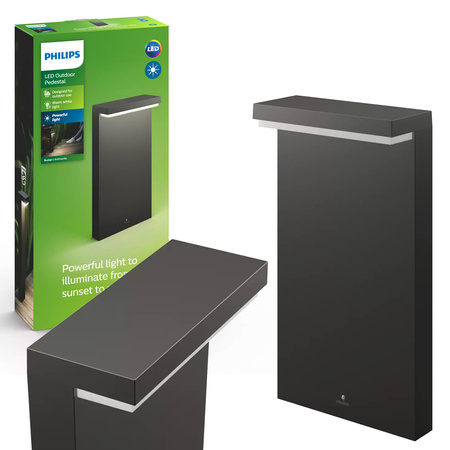 Záhradná lampa vonkajšia PIPE 40cm LED 9W 1000lm 2700K IP44 Bustan Philips