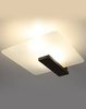 Stropné svietidlo Plafond 2x E27 Square Luminary Brown Škandinávsky Lappo Sollux